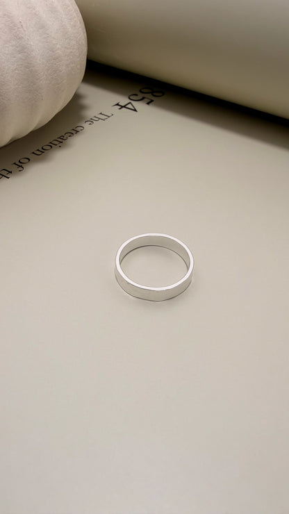 Velani Jewelry Hammered Band - Sterling Silver