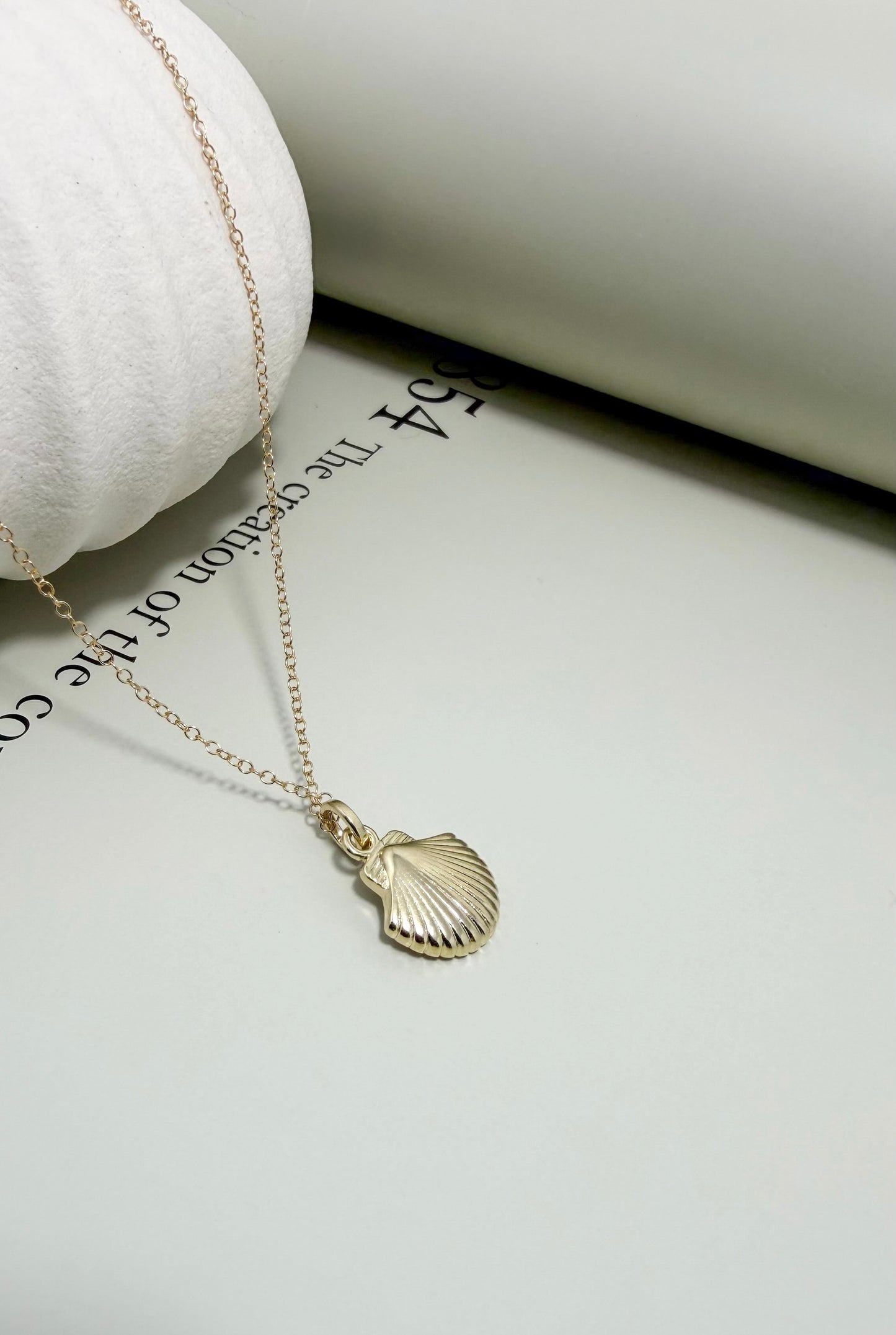 Velani Jewelry Mini Shell Pearl Necklace