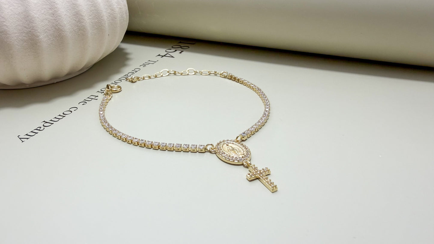 Divina Rosary Bracelet - Velani Jewelry