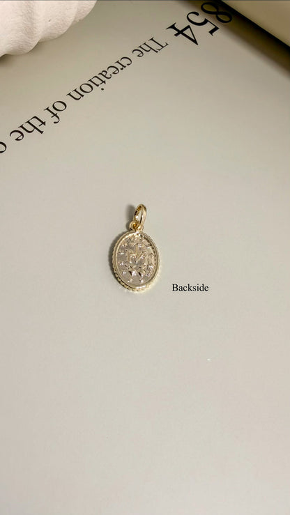 Radiant Grace Mini Medal - Velani Jewelry