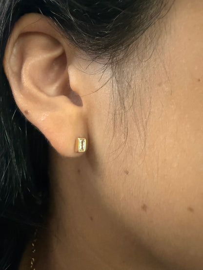 Velani Jewelry Muse Baguette Stud Earrings