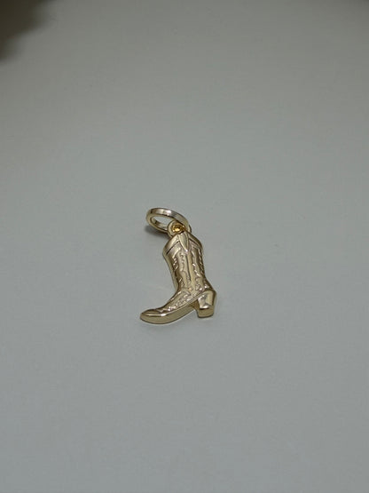Velani Jewelry Cowgirl Boots Pendant