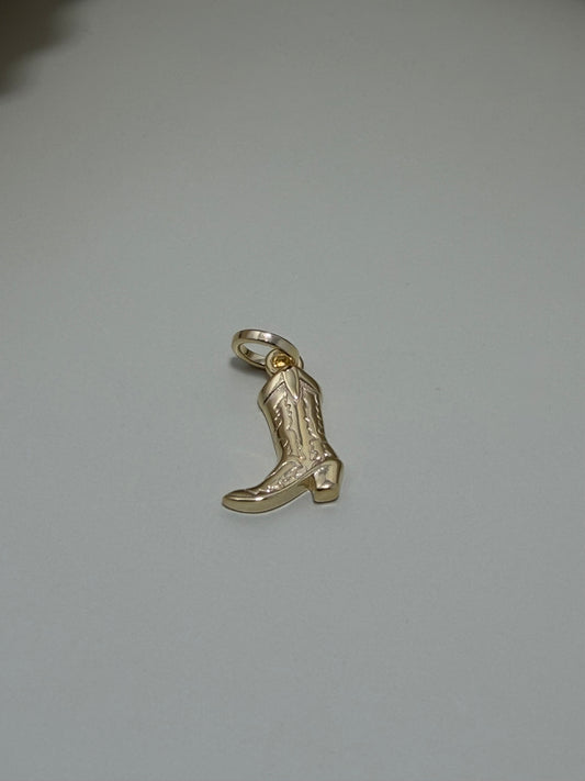 Velani Jewelry Cowgirl Boots Pendant