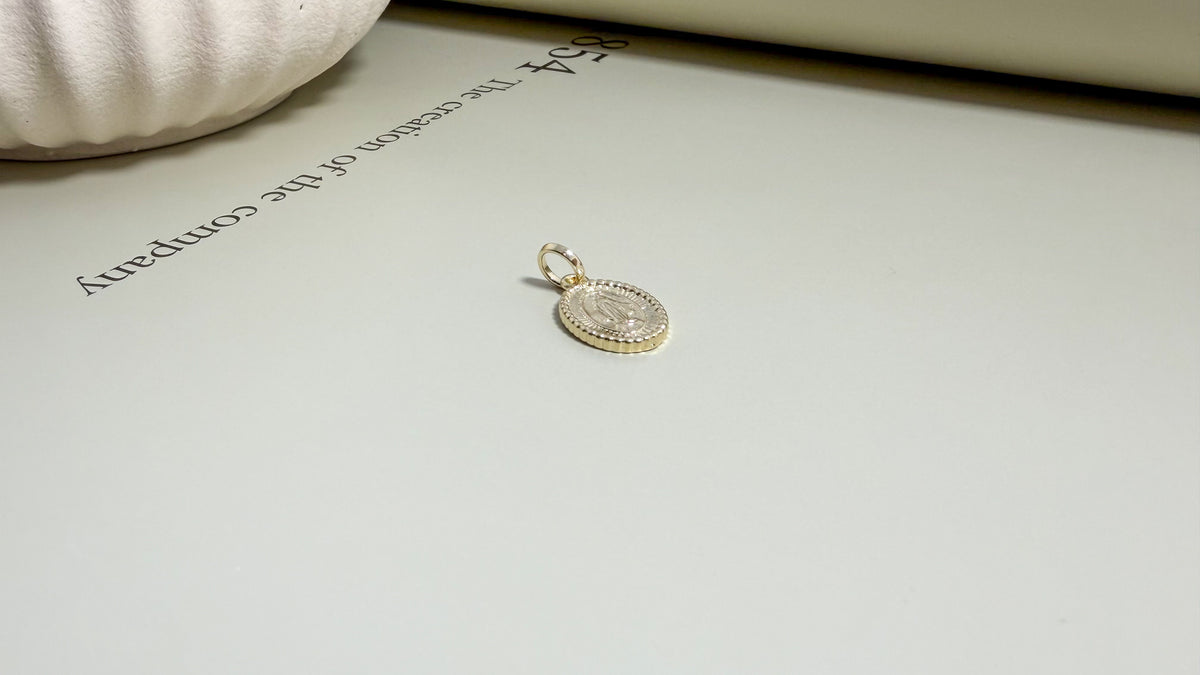Radiant Grace Mini Medal - Velani Jewelry