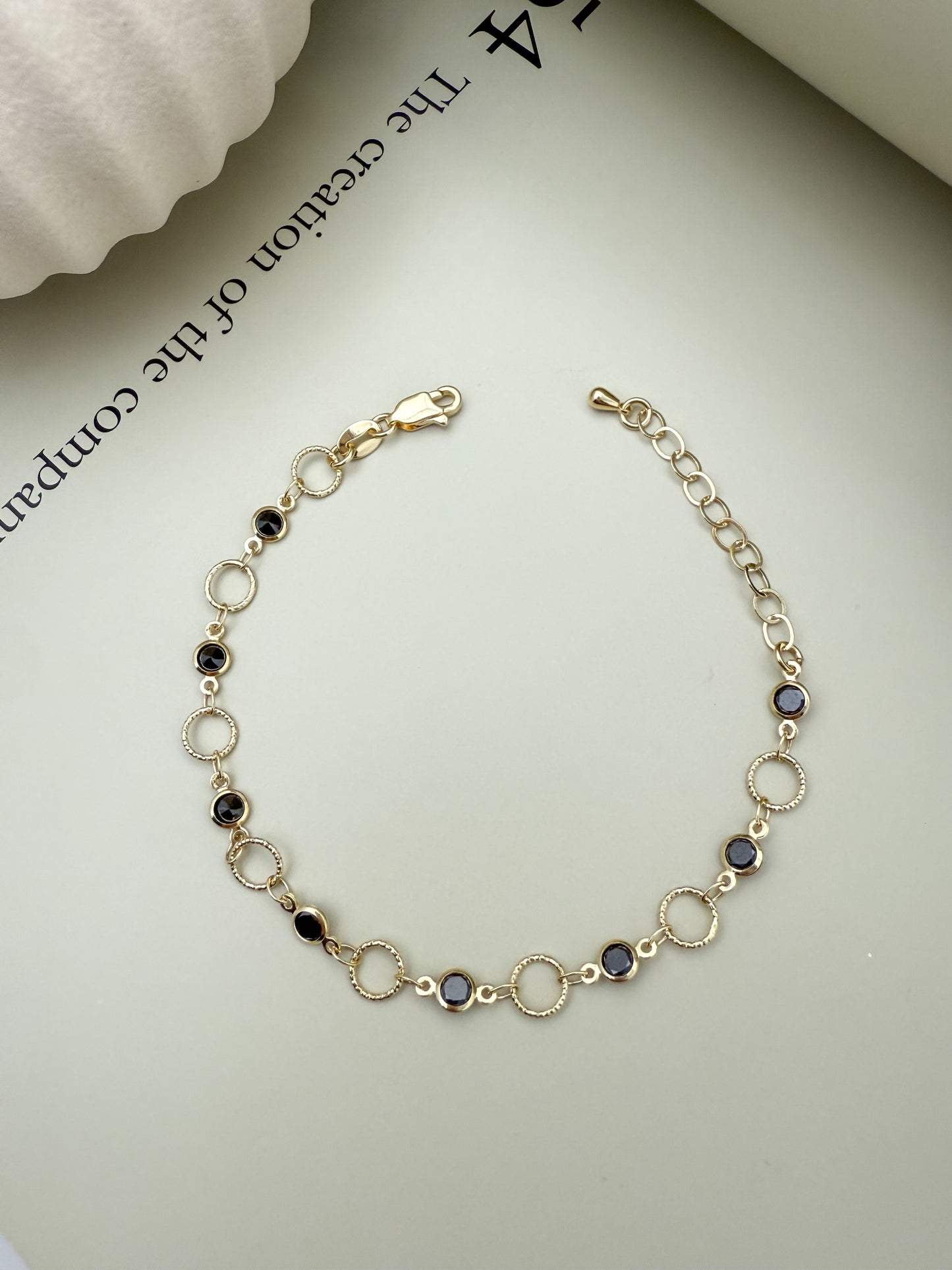 Velani Jewelry Sabbia Nera Black CZ Bracelet