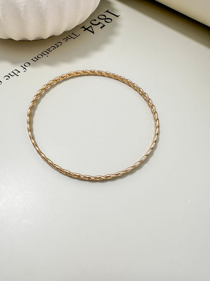 Velani Jewelry Woven Wire Bangle Bracelet