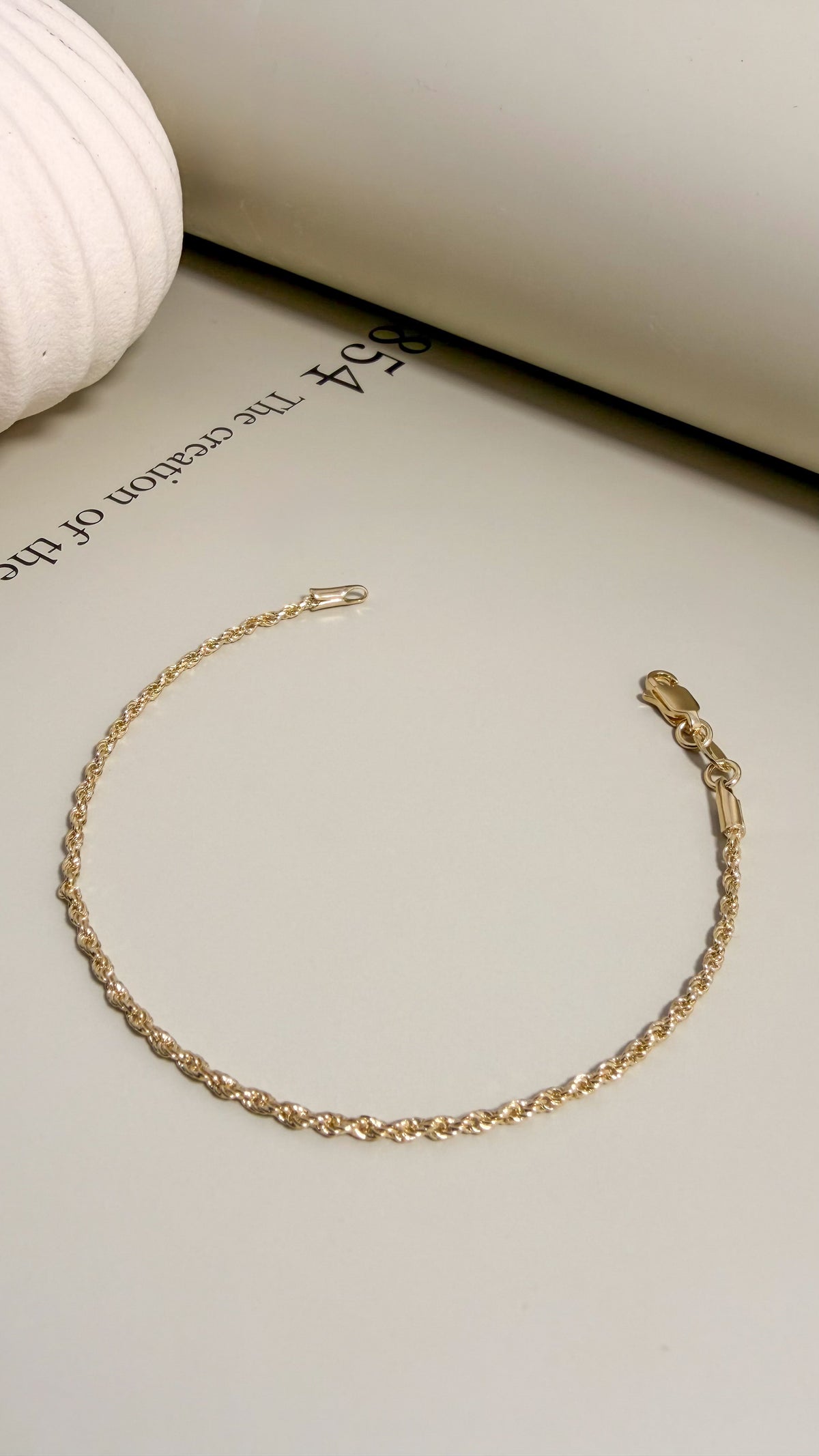 Rope Bracelet 1.7mm - Velani Jewelry