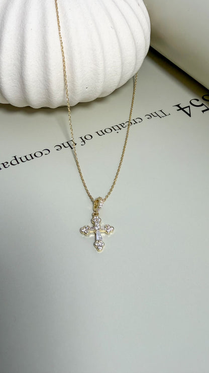 Cruz Pendant Necklace - Velani Jewelry
