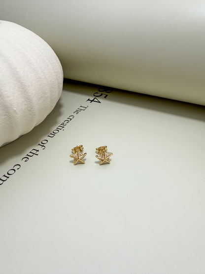 Velani Jewelry Radiant Starfish Star Studs