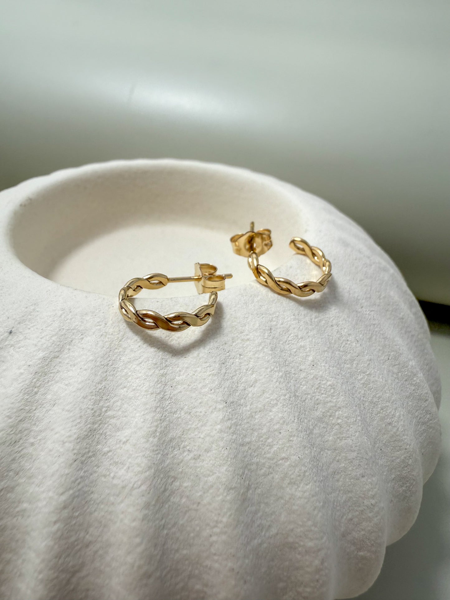 Velani Jewelry Woven C Hoop