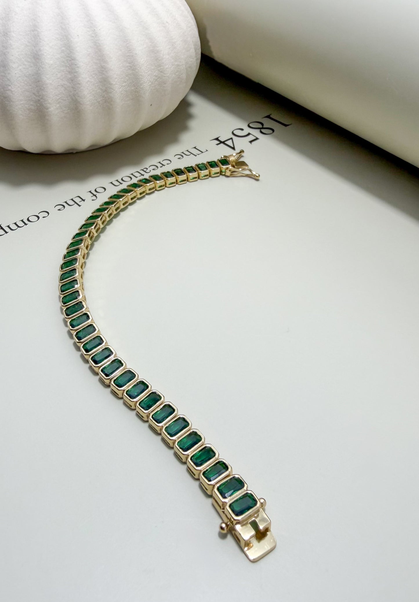 Baguette Tennis Bracelet - Velani Jewelry