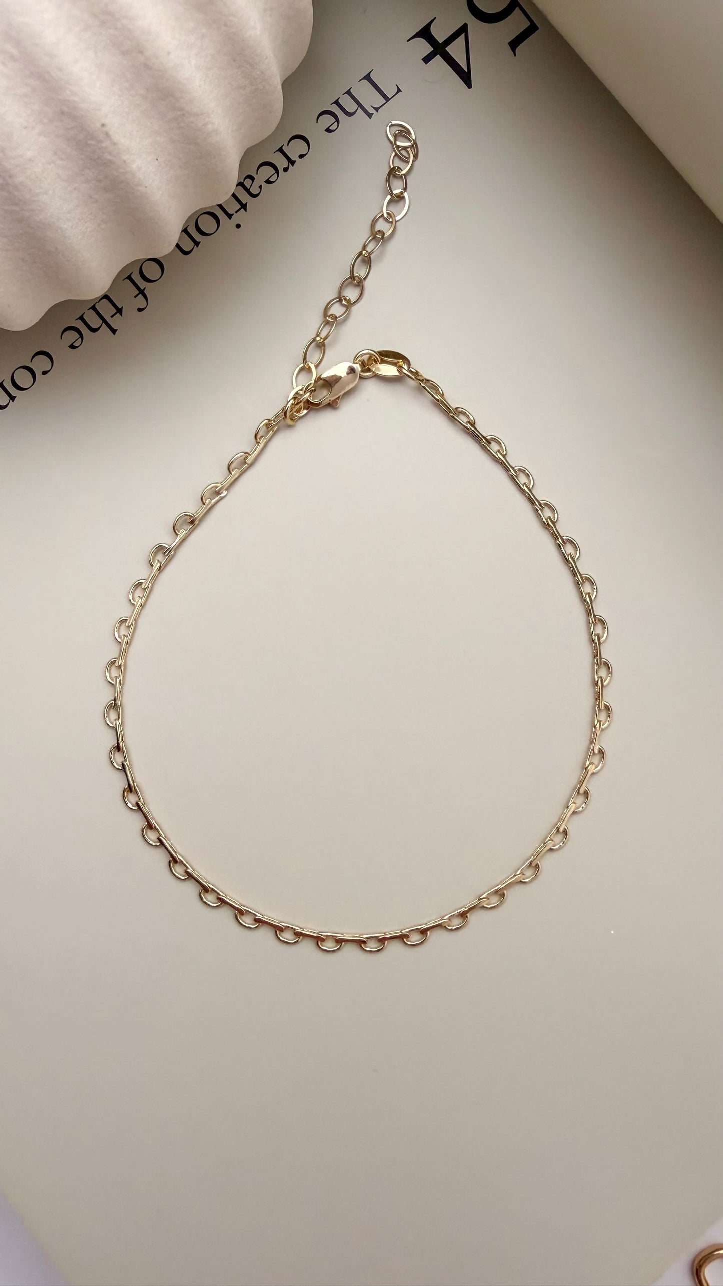 Velani Jewelry Lace Chain Anklet