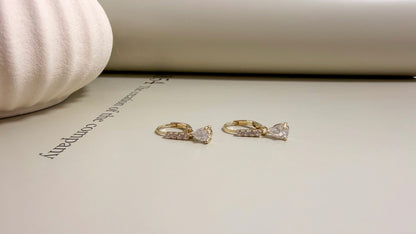 Elegance Pear Drop Earrings - Velani Jewelry
