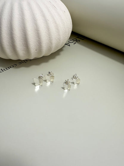 Velani Jewelry Butterfly Studs - Sterling Silver