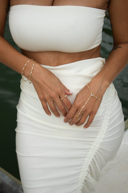 Velani Jewelry Ellisse Luxe Hand Chain