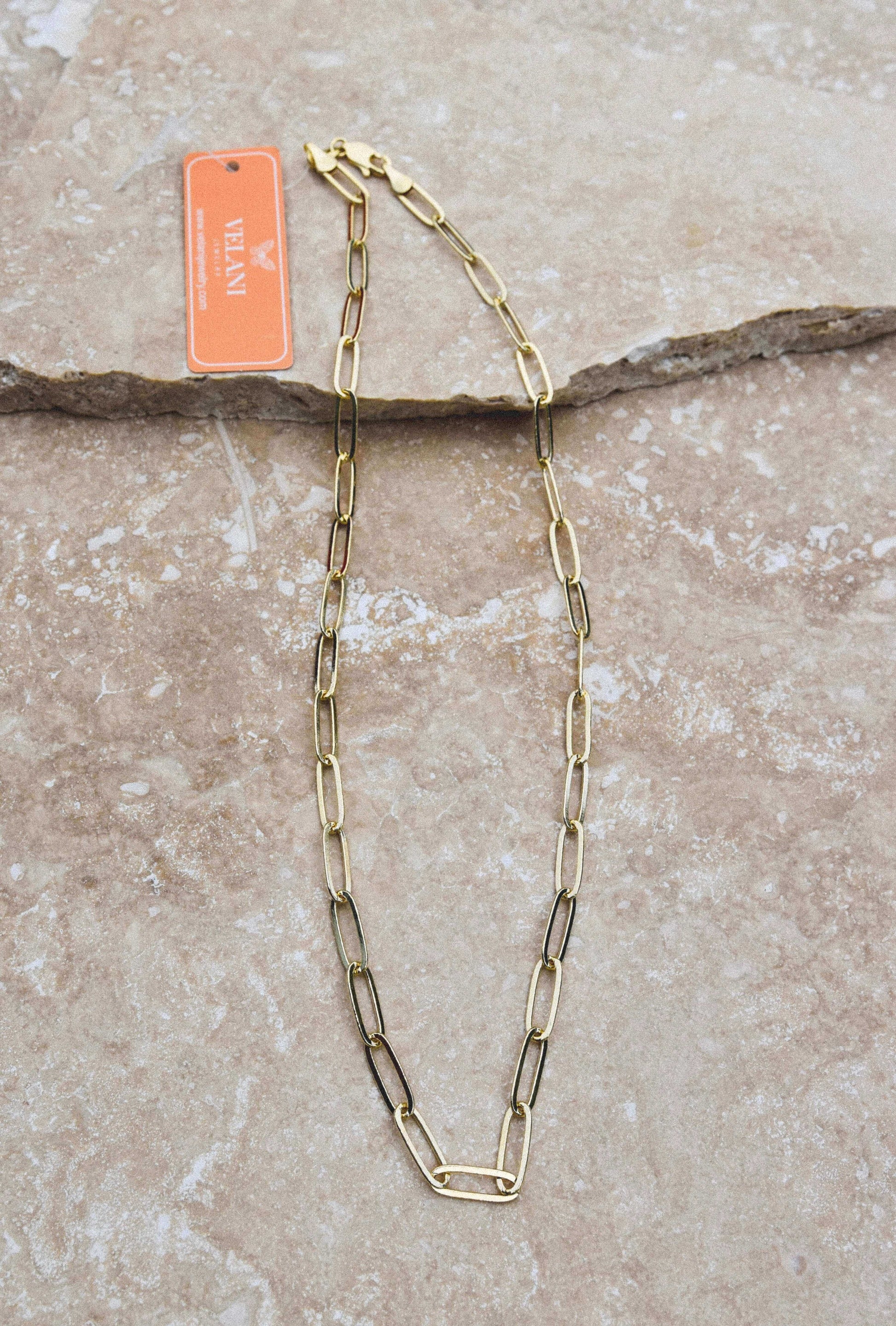 Velani Classic Paperclip Chain