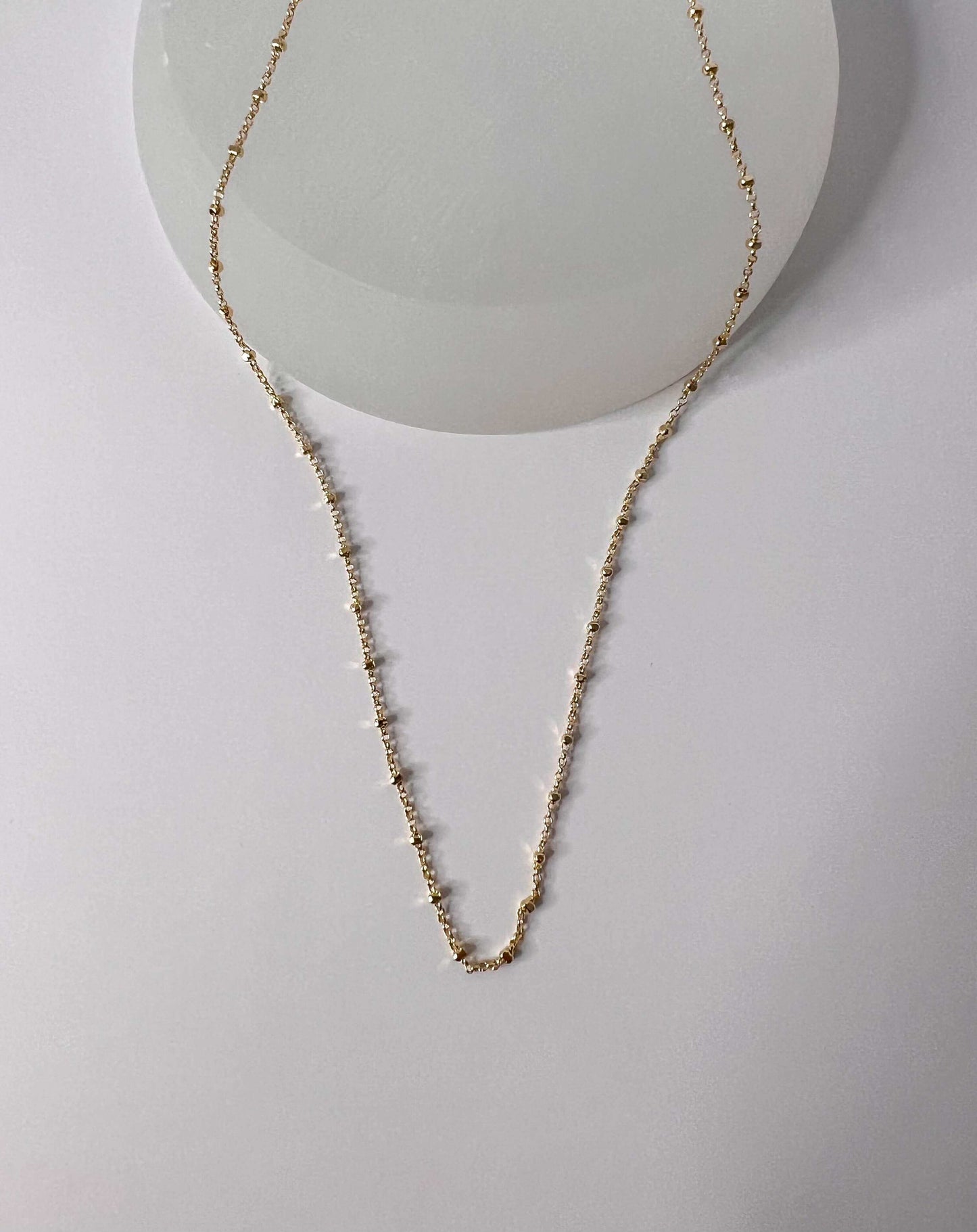 Velani Diamond Cut Beads Necklace