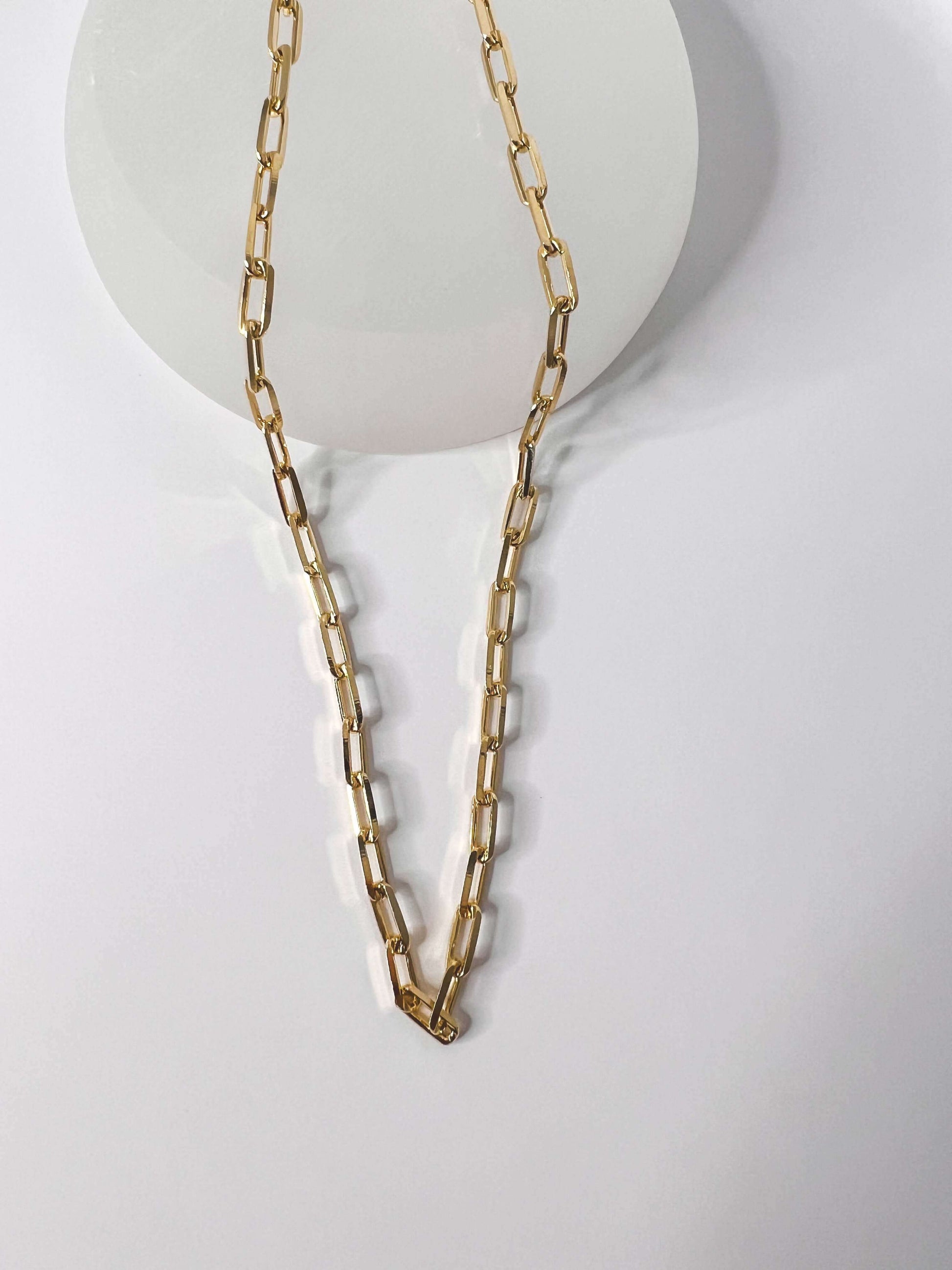 Velani Diamond Paperclip Chain