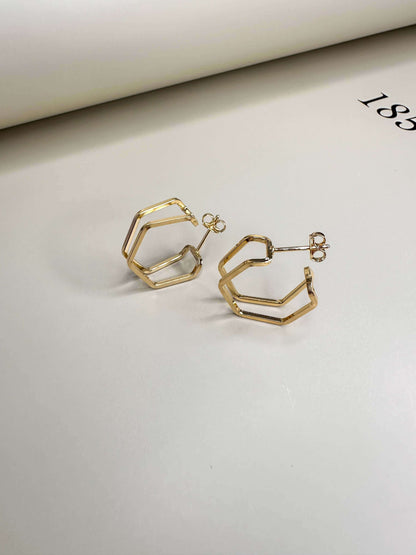 Velani Double Shape Elegance Earrings