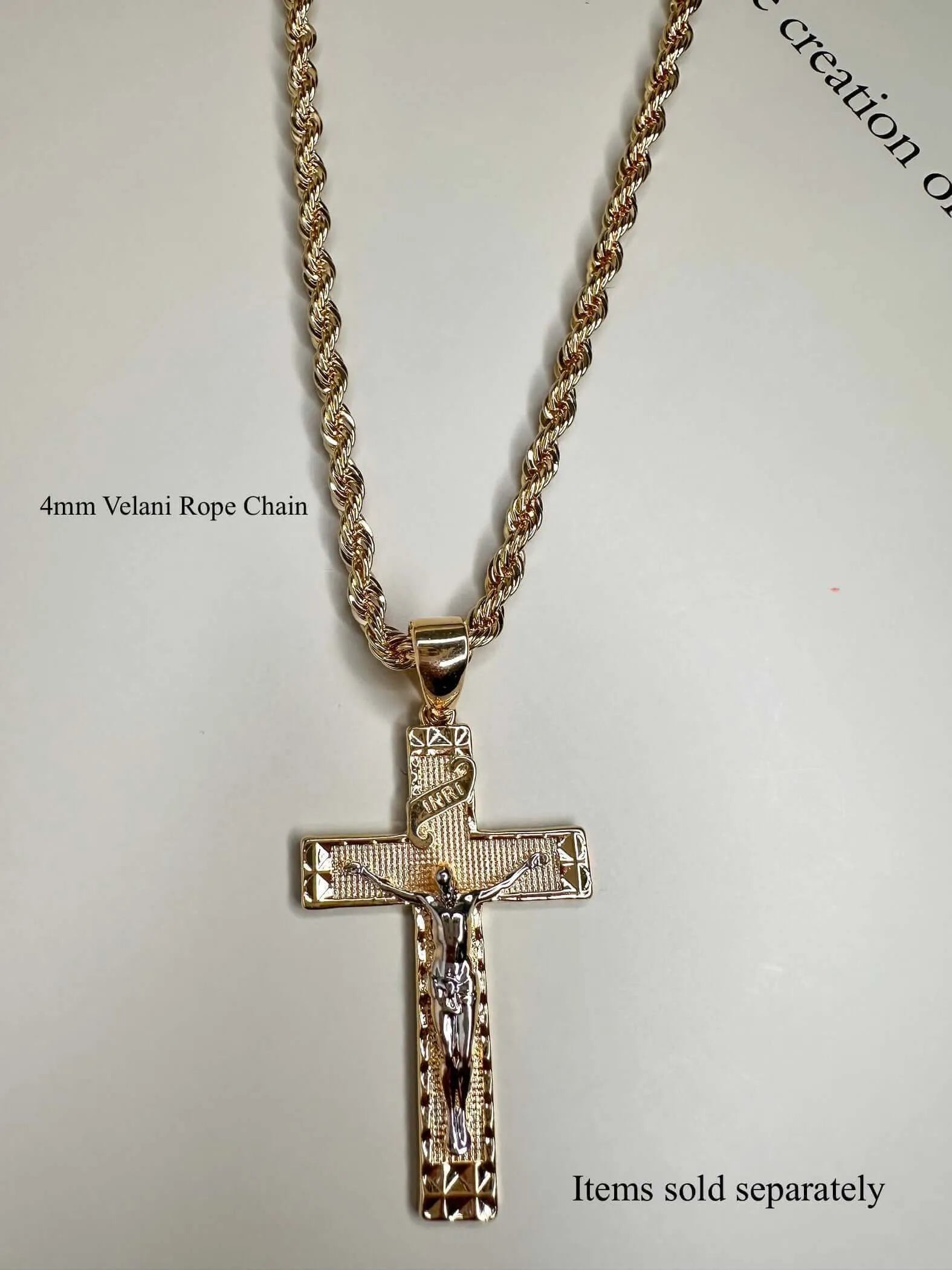 Velani Duo Crucifix Pendant