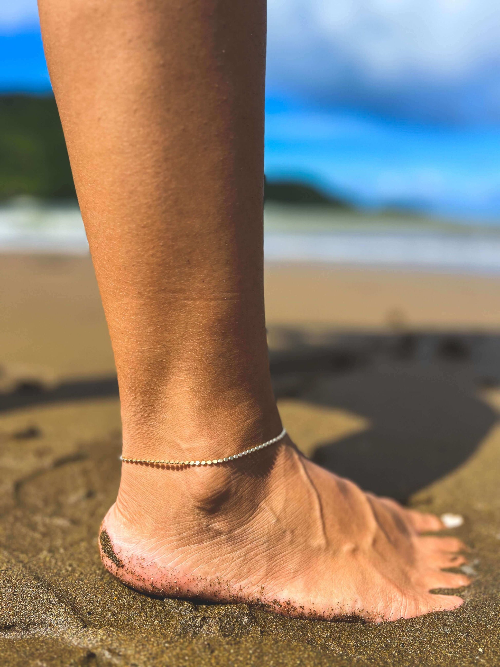 Velani Flat Ball Anklet