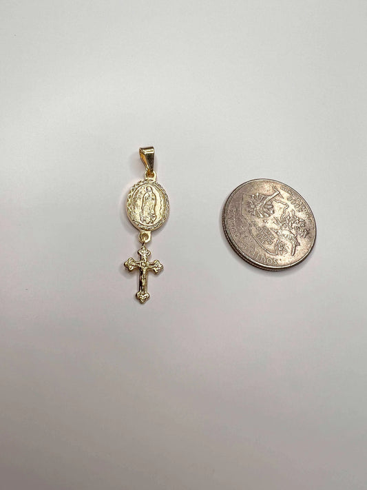Velani Guadalupe Crucifix Pendant