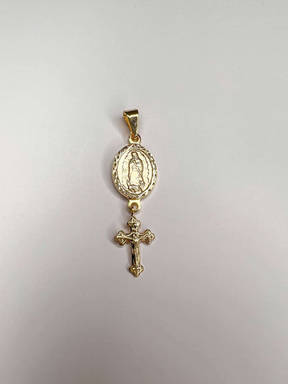 Velani Guadalupe Crucifix Pendant