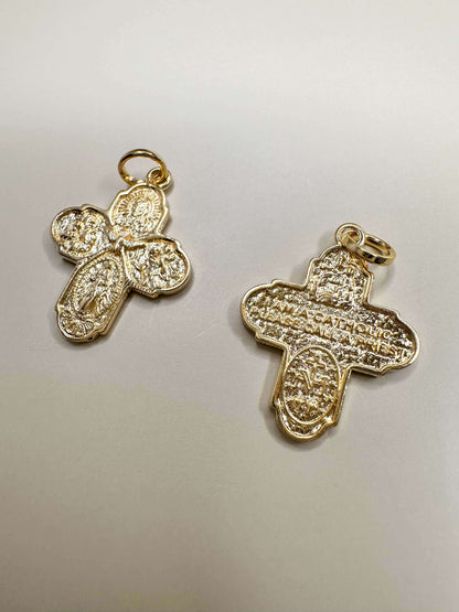 Velani I am Catholic Cross Pendant