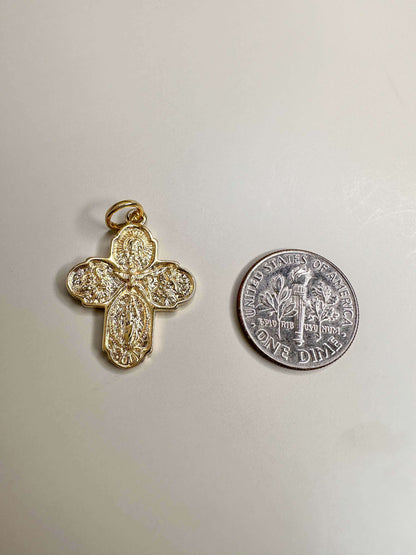 Velani I am Catholic Cross Pendant