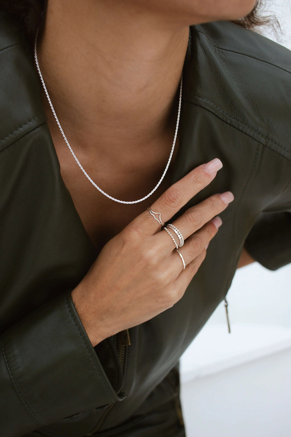 A collection of Velani best-selling 925 sterling silver jewelry, showcasing its lasting brilliance for Seattle.