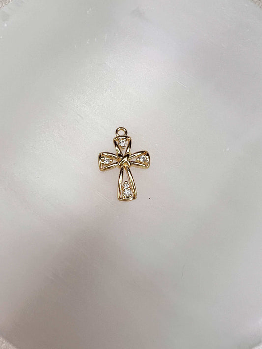 Velani Jewelry 4 CZ Luz Cross