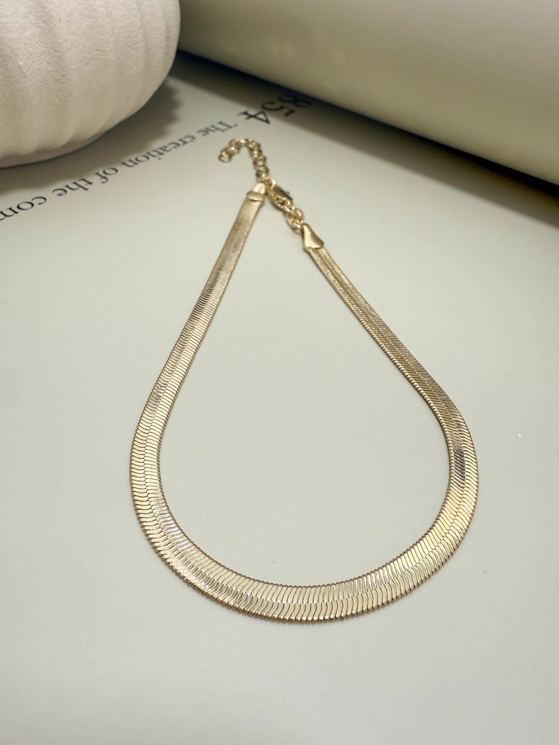 Velani Jewelry 4mm Herringbone Anklet