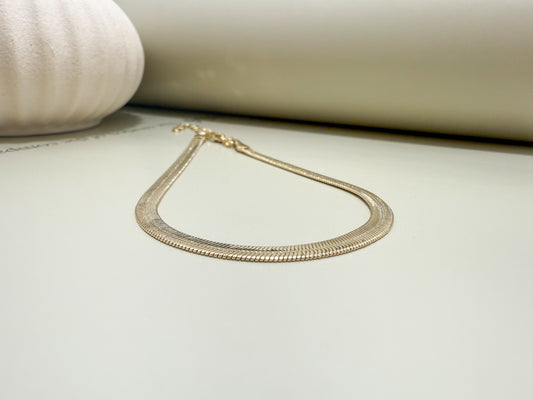 Velani Jewelry 4mm Herringbone Anklet