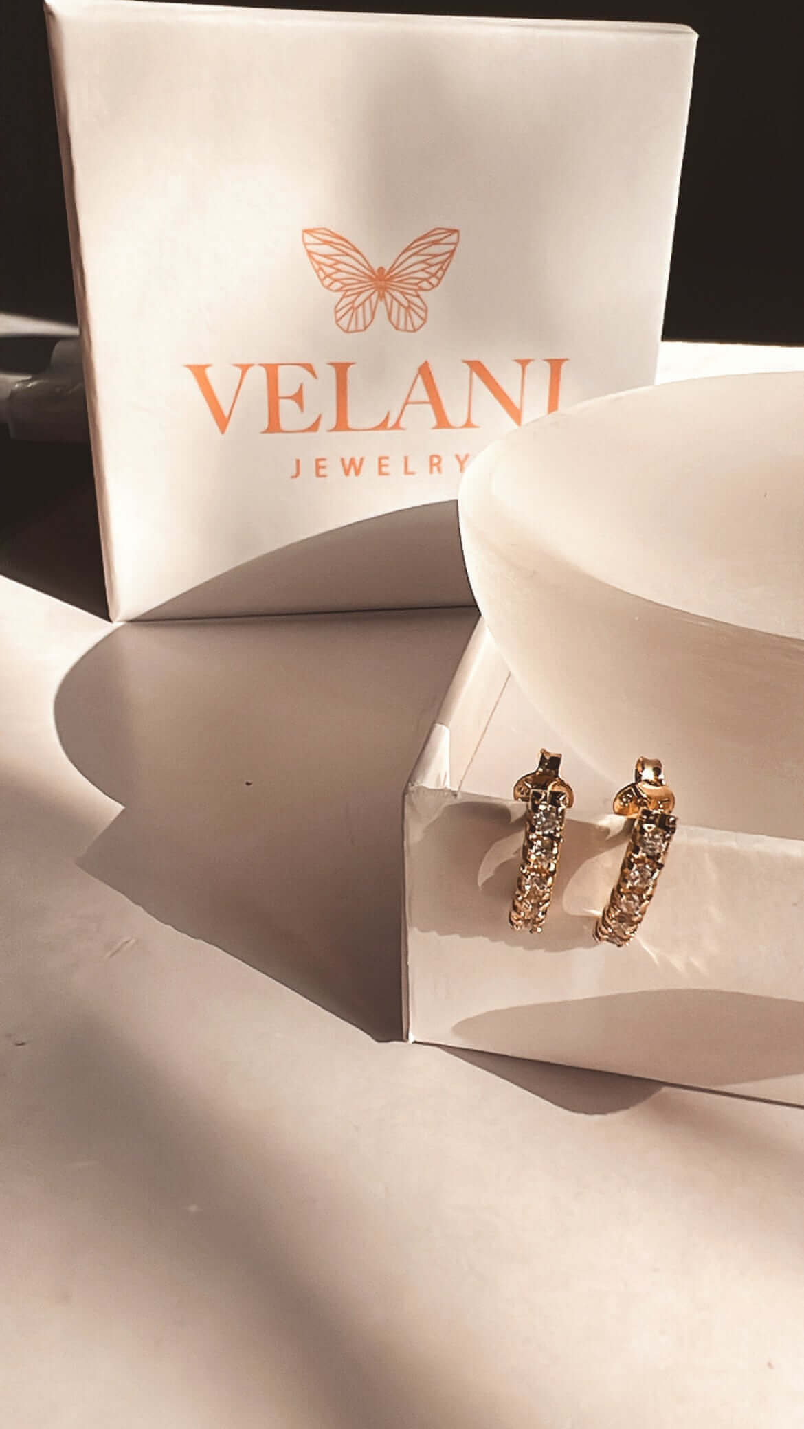 Velani Jewelry 5 CZ Studs Earrings