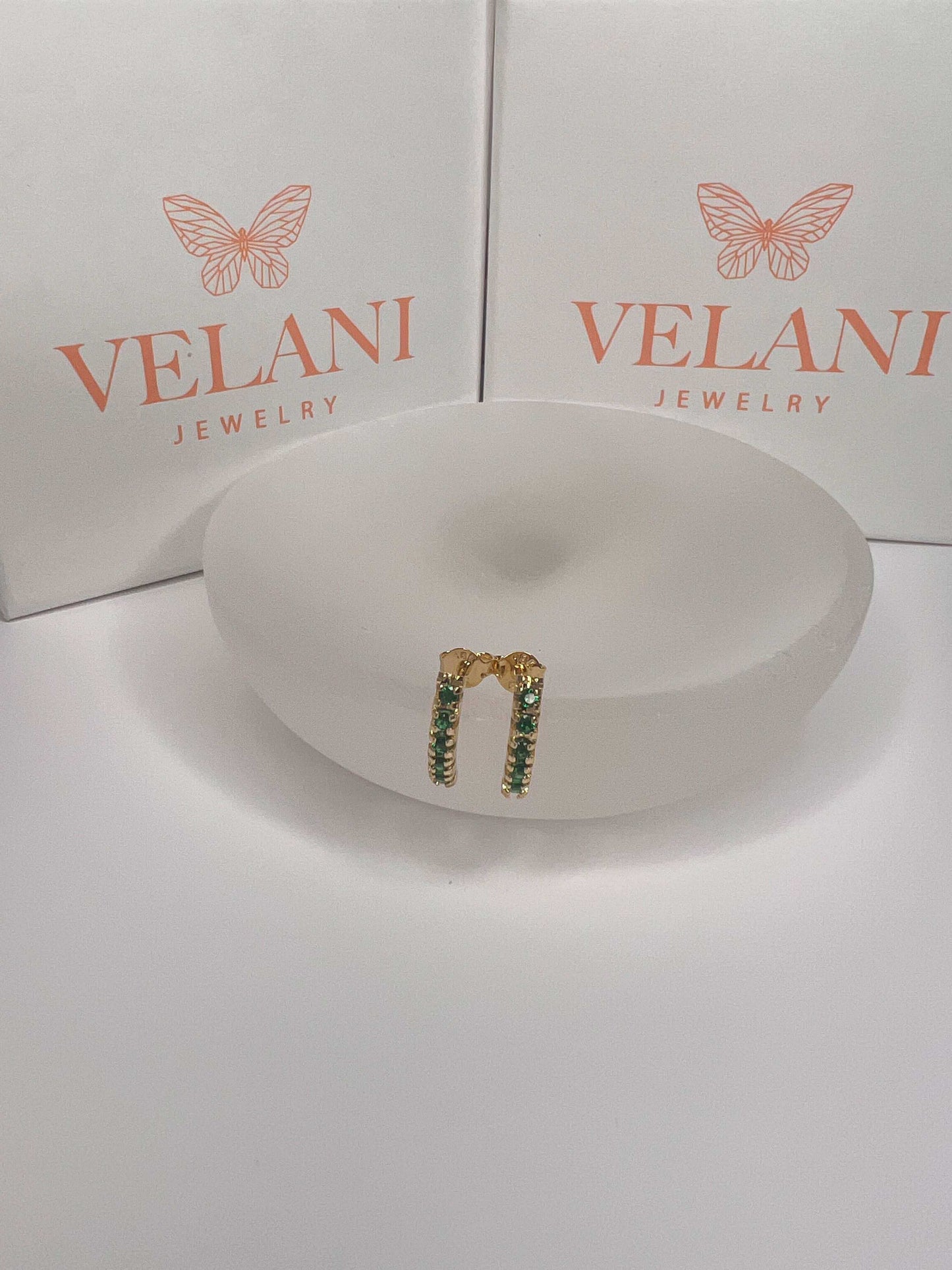 Velani Jewelry 5 CZ Studs Earrings