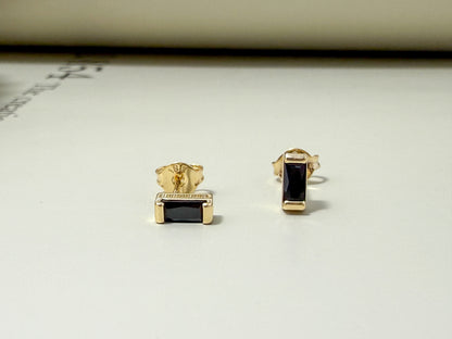 Velani Jewelry Baguette CZ Earrings