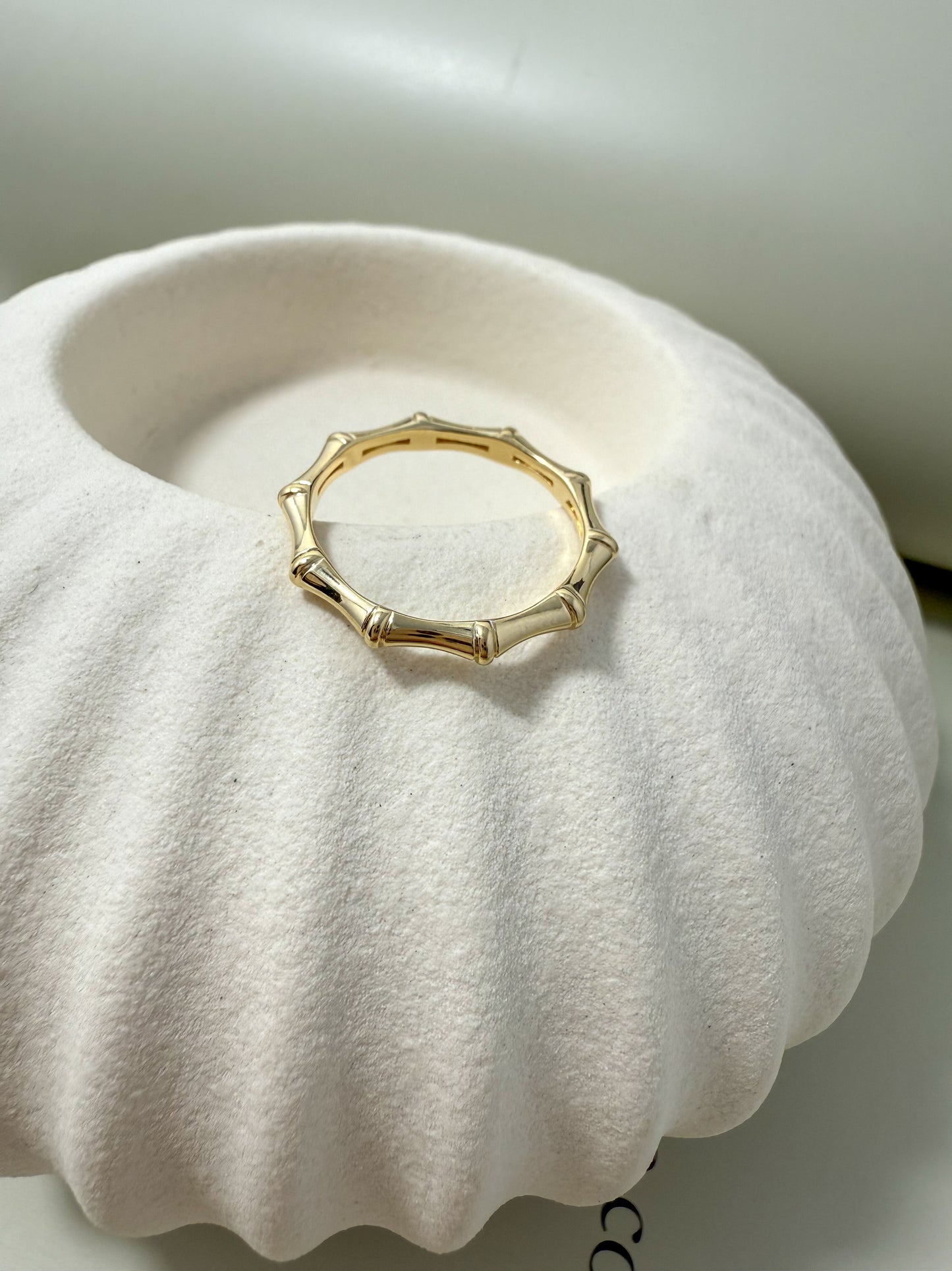 Velani Jewelry Bamboo Stackable Ring