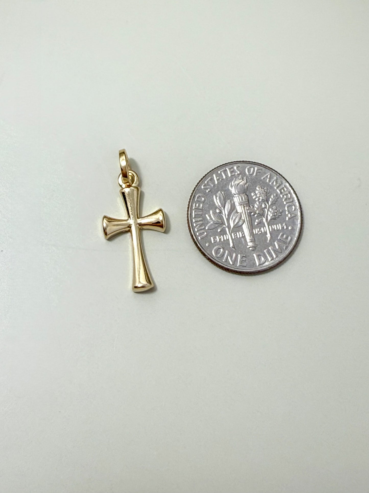 Velani Jewelry Classic Cross Pendant Gold Filled