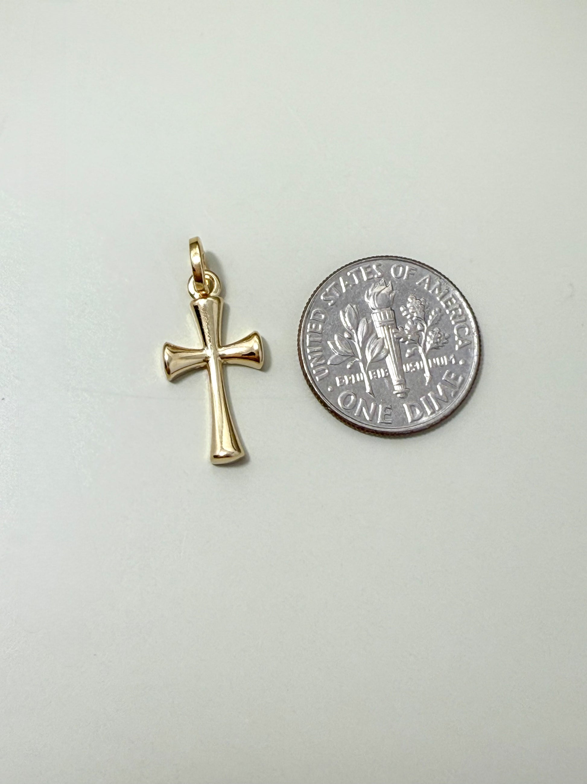 Velani Jewelry Classic Cross Pendant Gold Filled