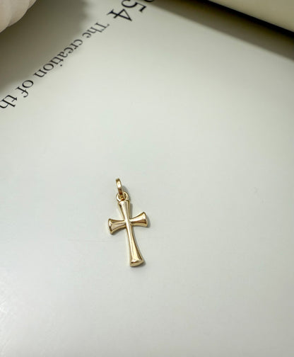 Velani Jewelry Classic Cross Pendant Gold Filled