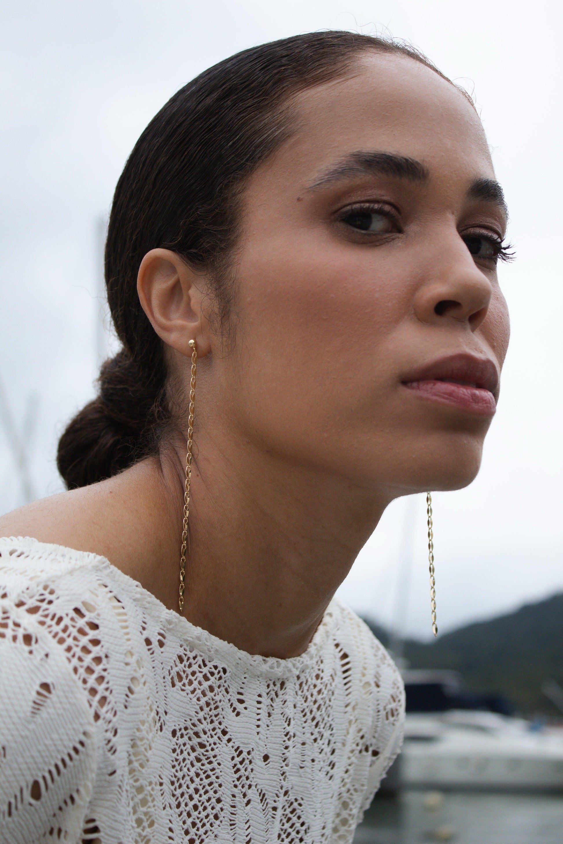 Velani Jewelry Corrente Luxe Earrings