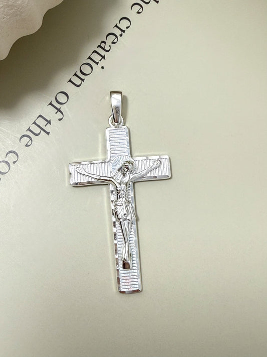 Velani Jewelry Crucifix Pendant in Sterling Silver