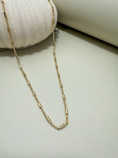 Velani Jewelry Cylindra Chain Necklace