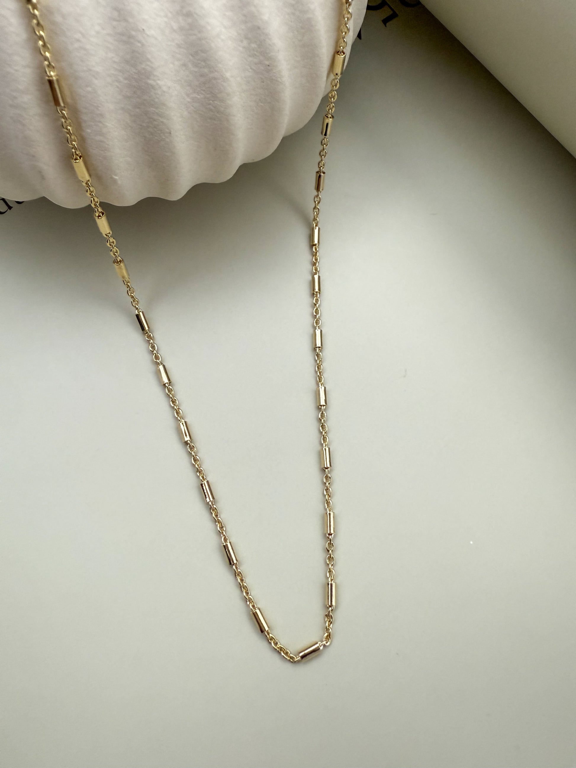 Velani Jewelry Cylindra Chain Necklace