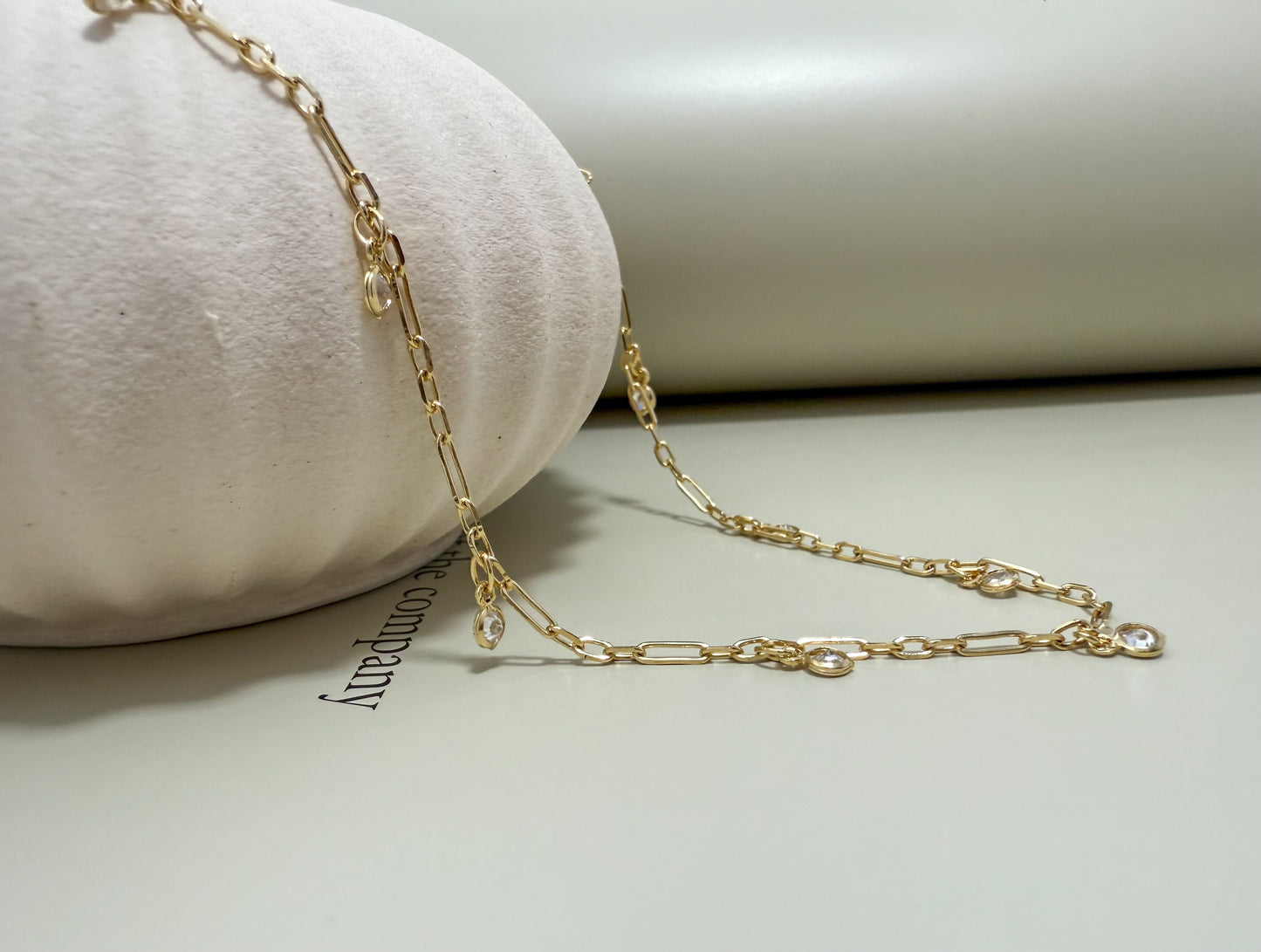 Velani Jewelry Dainty Bezel Charm Necklace