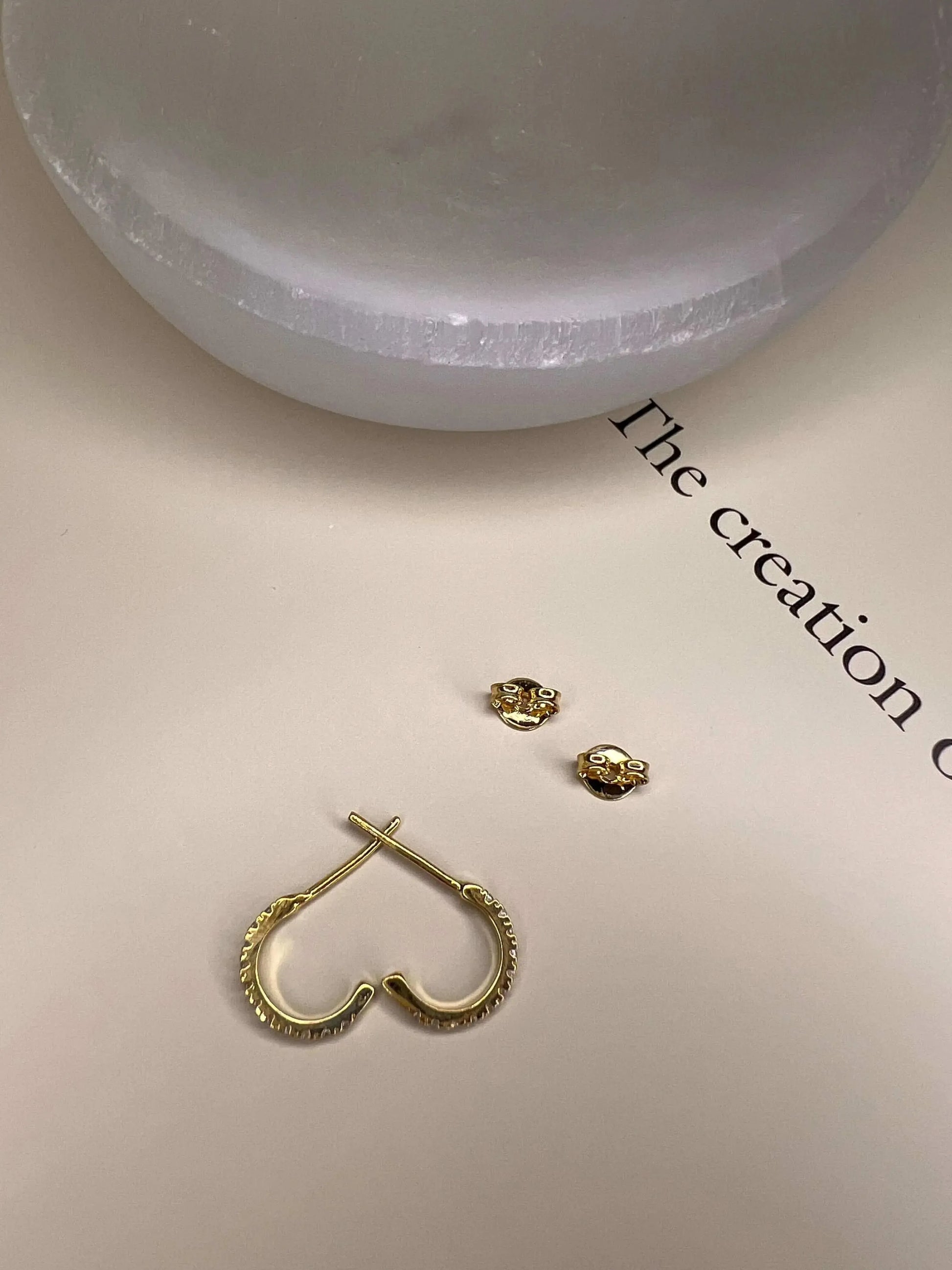 Velani Jewelry Dainty CZ Half Hoop Earrings