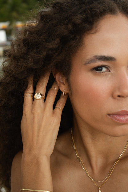 Velani Jewelry Dainty CZ Half Hoop Earrings