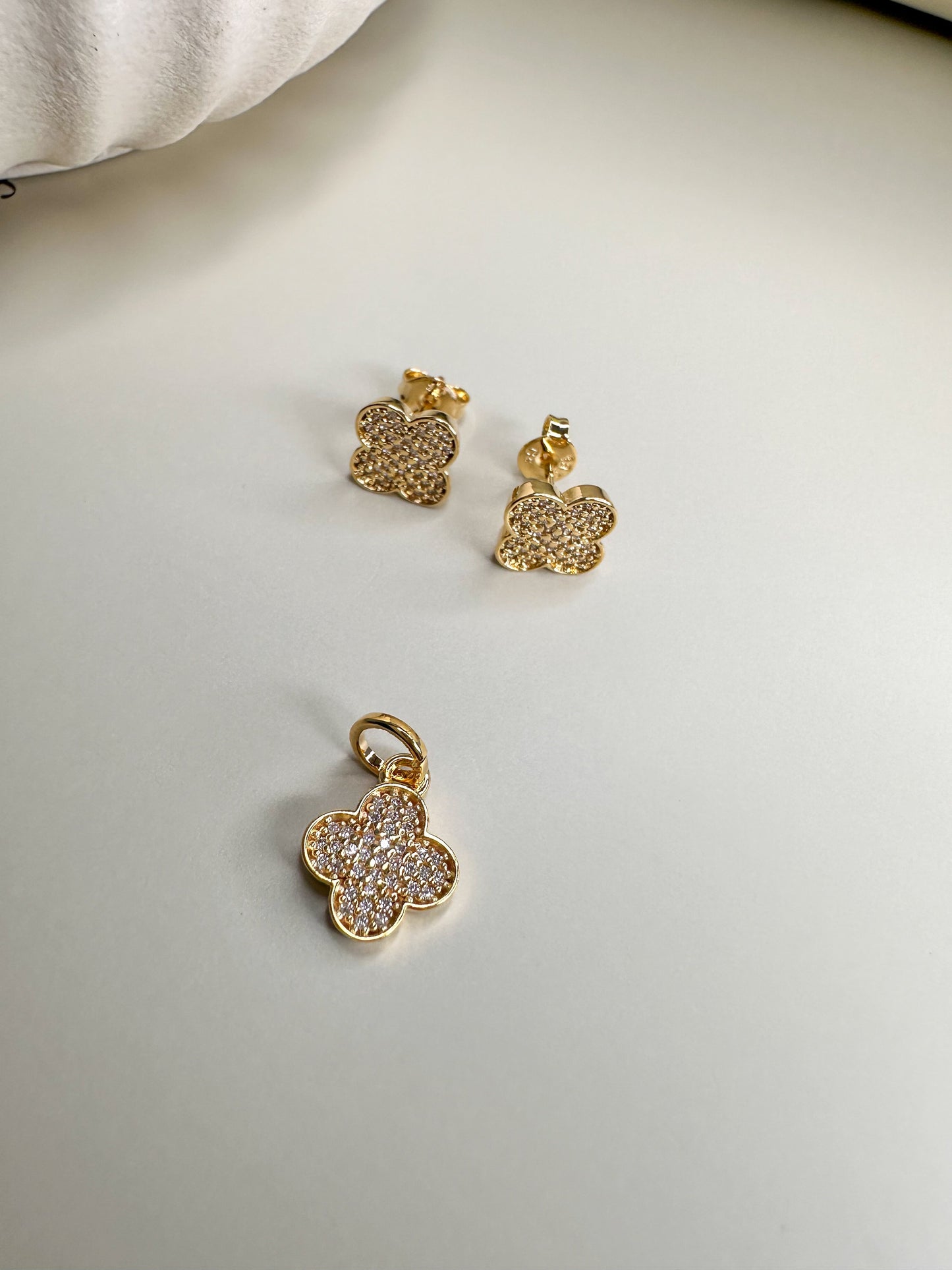 Velani Jewelry Dainty Clover Earrings