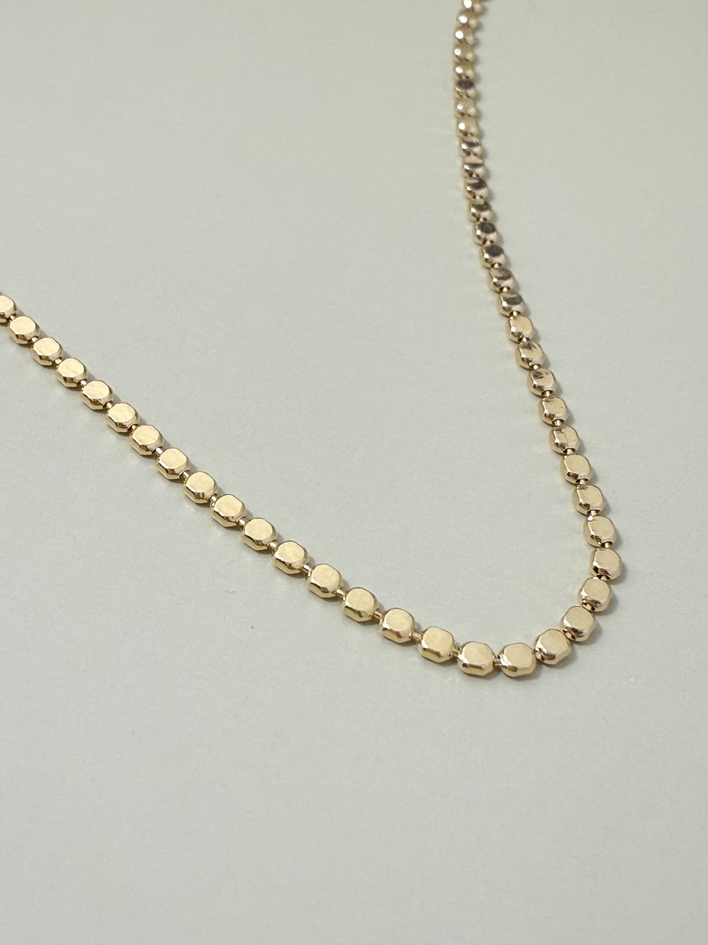 Velani Jewelry Dainty Flat Ball Anklet