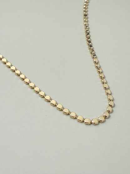 Velani Jewelry Dainty Flat Ball Anklet
